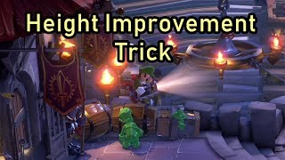 Luigis Mansion 3 - Height Improvement Trick