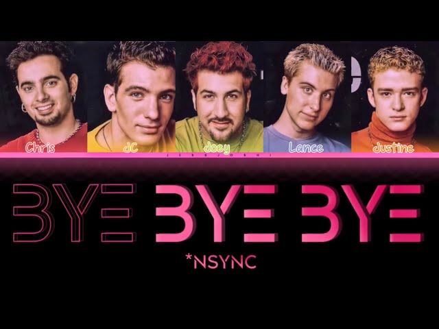 *NSYNC - Bye Bye Bye (Color Coded Lyrics) class=