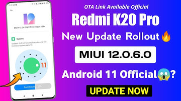 [FINALLY ANDROID 11] Redmi K20 Pro MIUI 12.0.6.0 New Update Rollout 🔥 | Redmi K20 Pro Android 11?