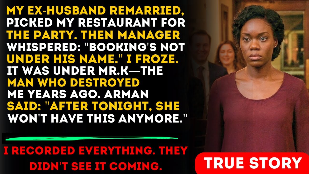 My Ex-Husband Remarried, Picked My Restaurant for the Party—Then the Manager Whispered a Secret
