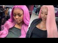 Lace frontal install compilation ❤️