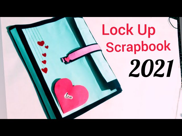 Locker Scrapbook | Lock Up Diary 🔒 Tutorial Scrapbook Ideas Locker Card  Making at home - YouTube