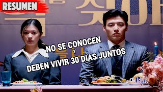 NO SE CONOCEN Y SON OBL1GADOS VIVIR 30 DIAS JUNTOS | RESUMEN LOVE RESET