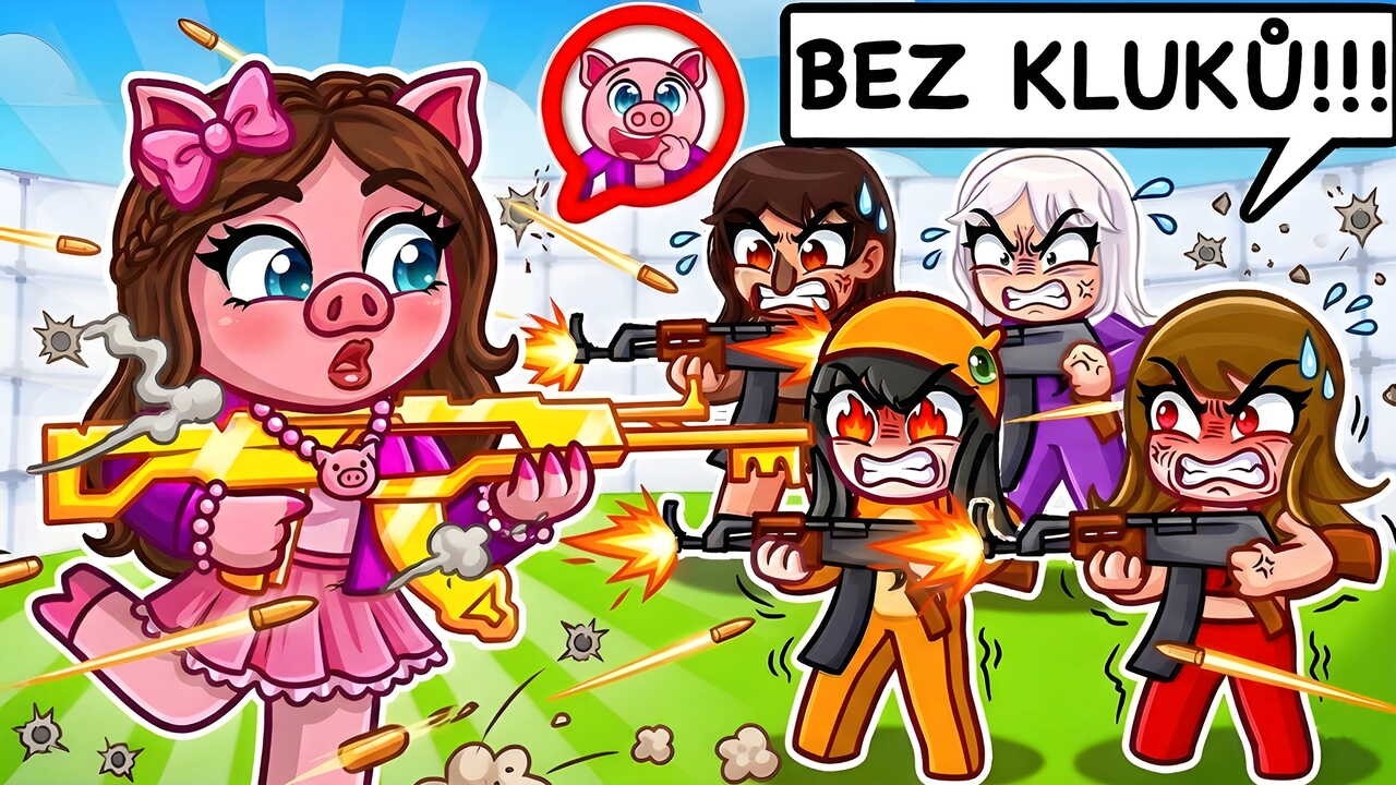 Předstírám, že jsem HOLKA v SOUTĚŽI POUZE PRO HOLKY v Robloxu!