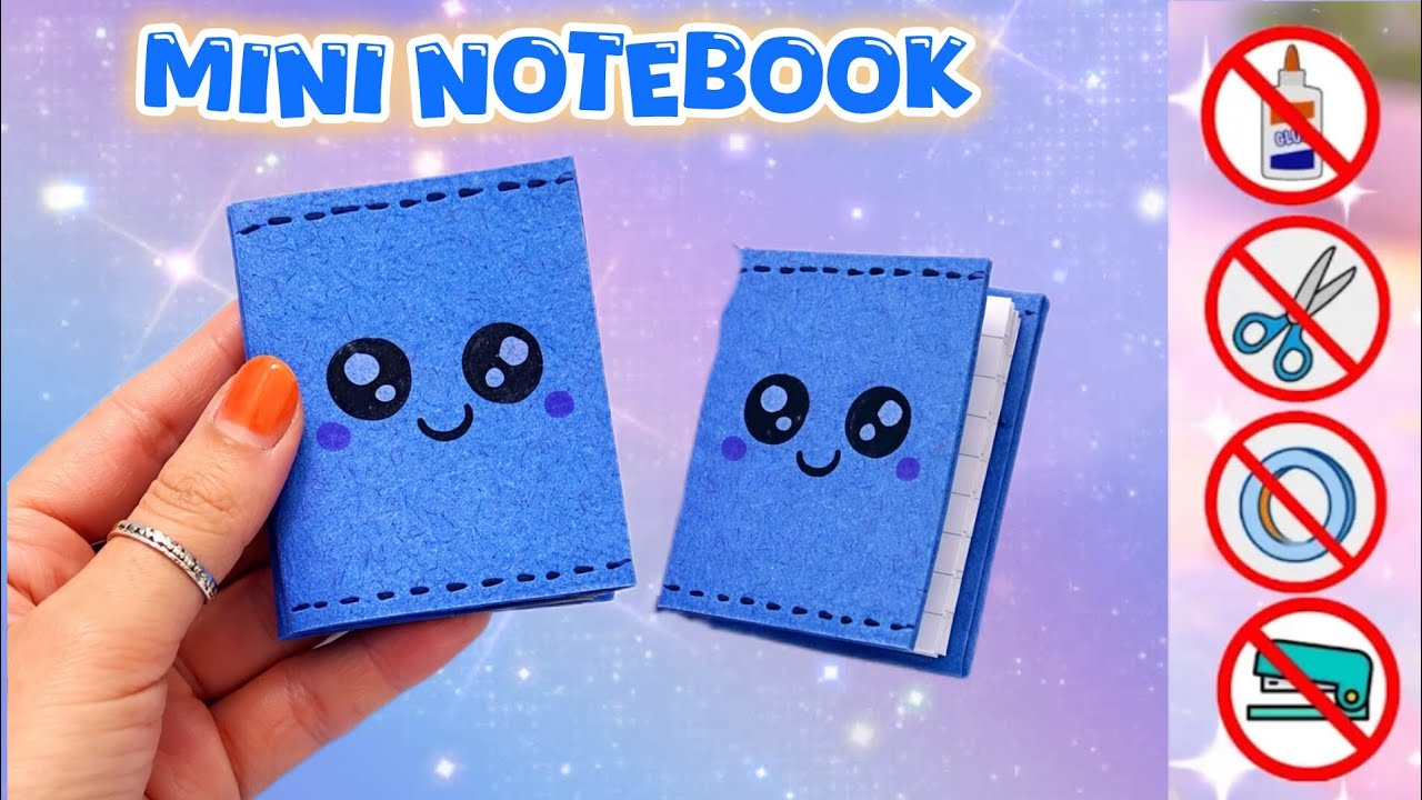 How to Make DIY Mini Notebook 📒 | Cute Paper Notebook | No Glue | Easy ...