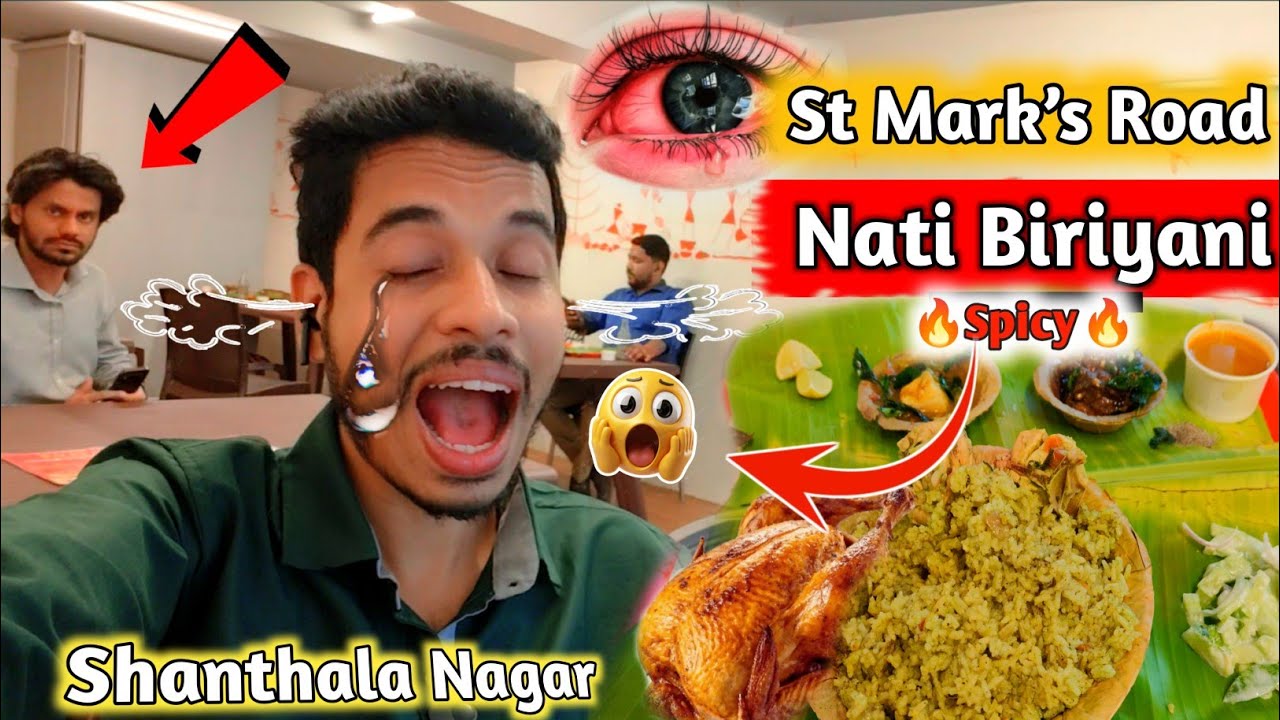 Village Style Nati Chicken Biryani 🥵| देसी अंदाज़ में नटी चिकन बिरयानी 👿| St Mark’s Road, Bengaluru