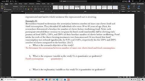 1.6 The Design of Experiments