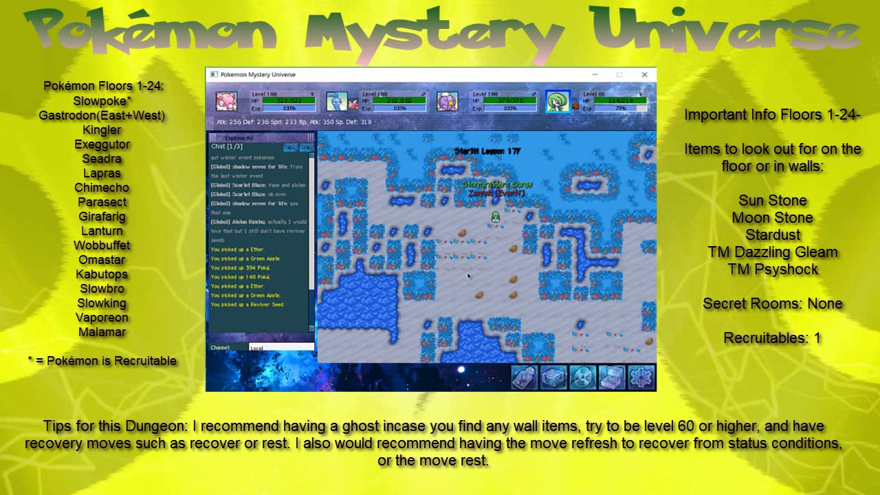 Pokémon Mystery Universe Part 92 Starlit Lagoon! YouTube