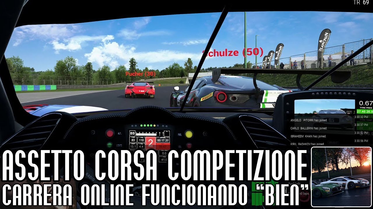 Assetto Corsa Competizione Carrera Online Funcionando Medio Bien