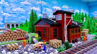 Thumbnail for Sägewerk mit Zuganbindung! - Bau einer Lego Stadt Teil 312.