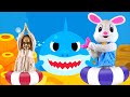 Baby shark  kids songs  nursery rhymes by nika fun