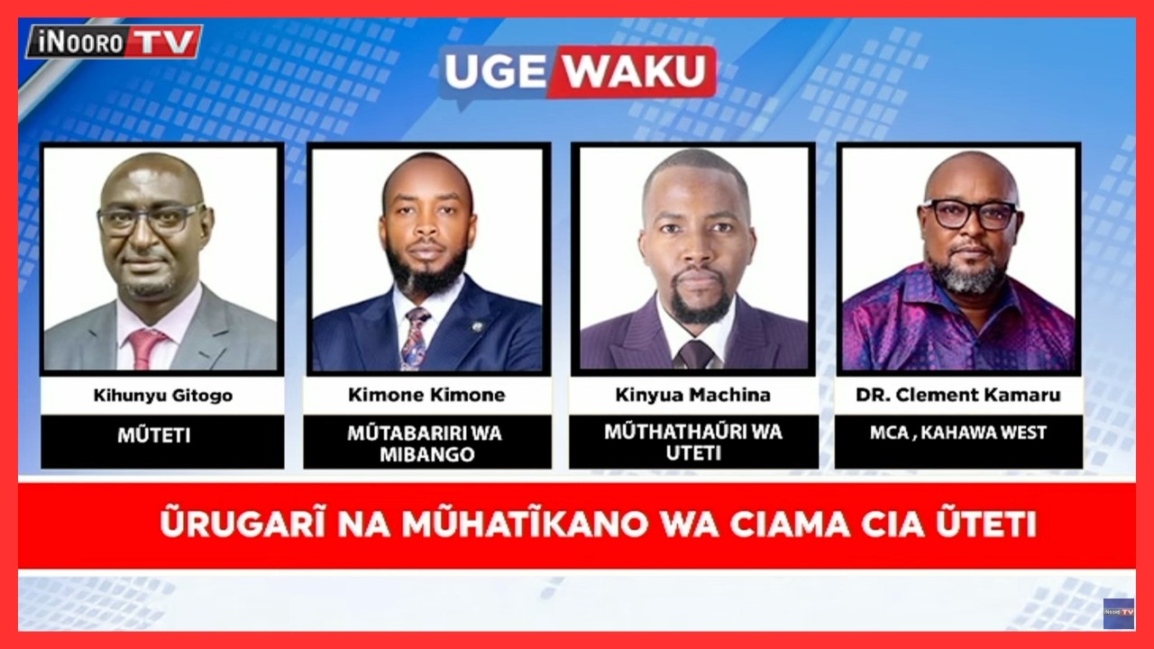 Ũrugarĩ na Mũhatĩkano wa Ciama cia Ũteti #UgeWaku PART 1