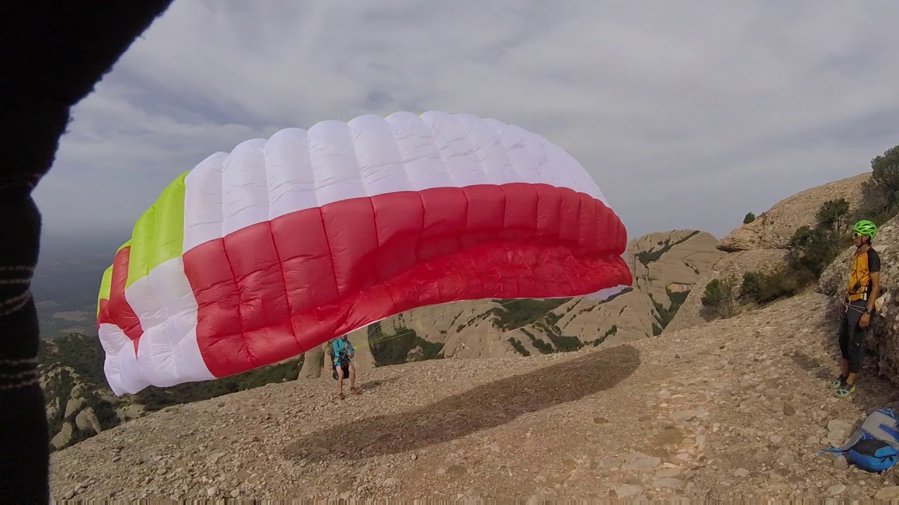 Montserrat Hike Fly Paragliding Skin Niviuk D light 777 YouTube