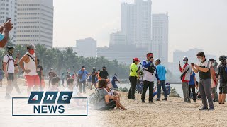 Les touristes affluent vers la plage Dolomite de la baie de Manille alors qu'elle rouvre sous le ... screenshot 5