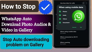 व्हाट्सएप फोटो ऑडियो और वीडियो (2025) को ऑटो डाउनलोड कैसे रोकें? screenshot 3
