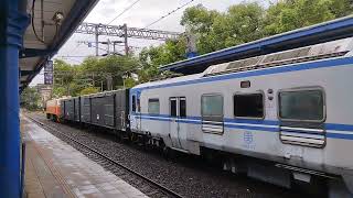 台鐵8792B次 EMU400緊韌距離測試往七堵 八堵減速通過