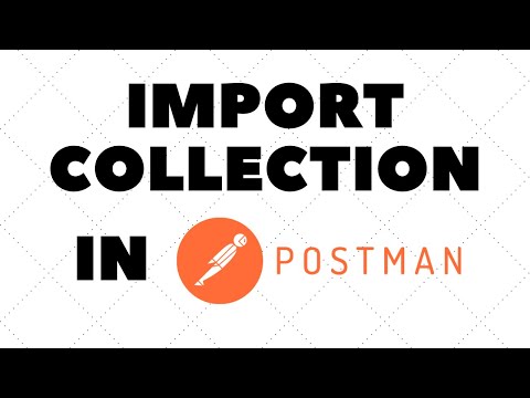 How to restore or import and delete collection in Postman