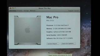 P6T7 WS Supercomputer With OS X