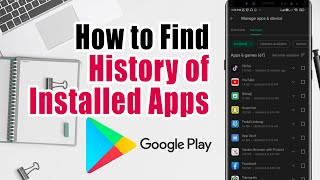 How to Find History of Installed Apps on Google Play Store screenshot 5