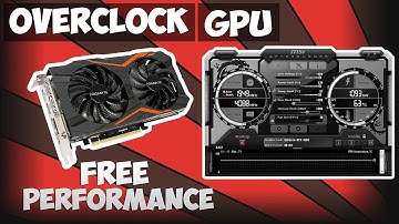 How To Overclock Graphics Card /GPU - Beginners Guide 2019