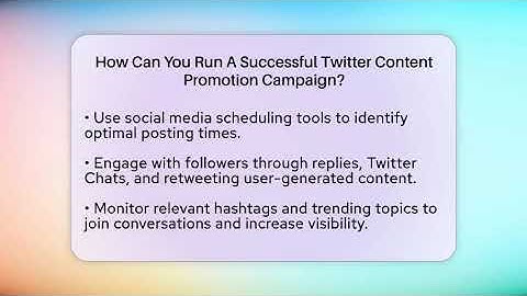 How Can You Run A Successful Twitter Content Promotion Campaign? - Everyday-Networking