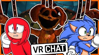 Movie Sonic and Movie Knuckles Meet DogDay In VRCHAT!!