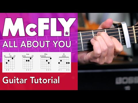 McFly - All About You (Acoustic) Guitar Lesson Tutorial // Chords how to play