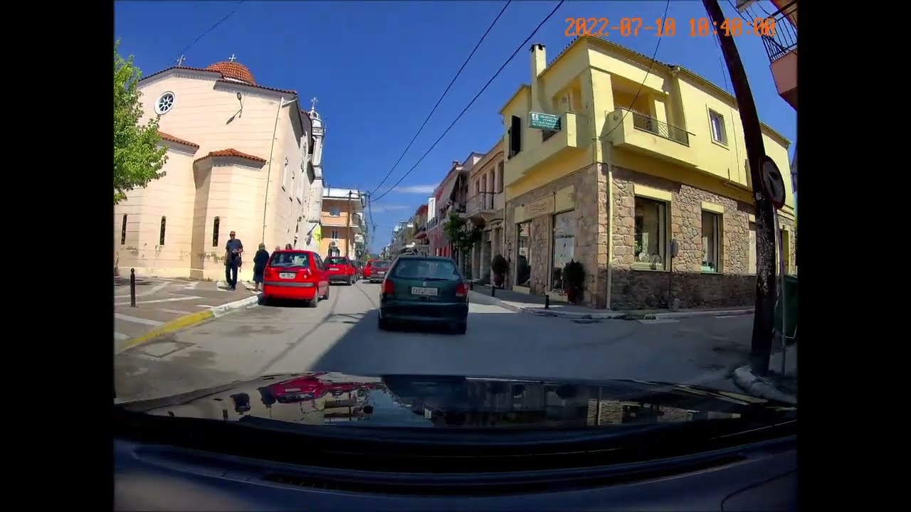 Pefki - Riviera Beach, Driving in Evia 2022