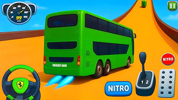 Crazy Bus Mega Ramp Impossible Racing - Bus Stunts Impossible Tracks - Android Gameplay #27