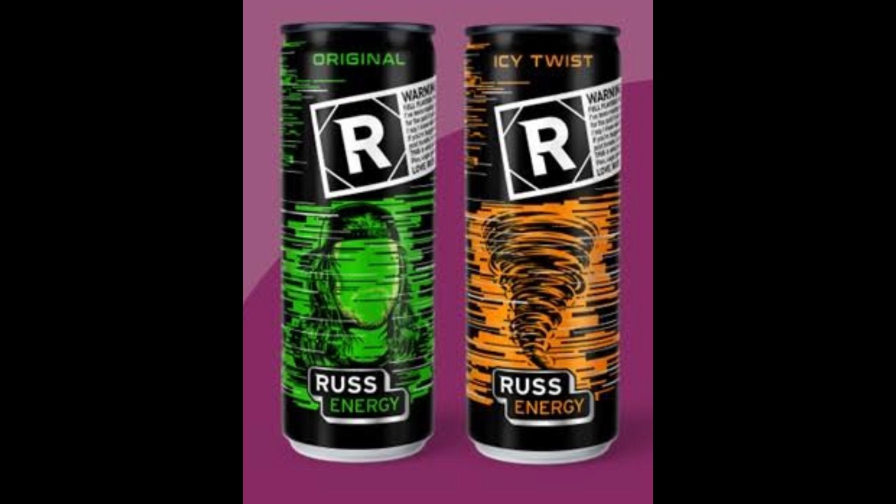 The Adventures of Jet Frichot: RUSS EATS Energy Drink review (Original and Icy Twist)