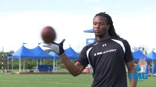 NFL WR DeAndre Hopkins' One-Handed Catch Series at IMG Academy