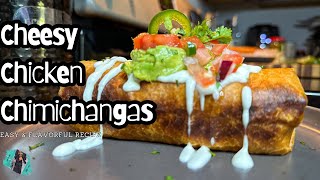 HOW TO MAKE HOMEMADE CHIMICHANGAS | FRIED BURRITO | EASY RECIPE AND COOKING TUTORIAL by ThatGirlCanCook! 8,482 views 1 year ago 7 minutes, 7 seconds