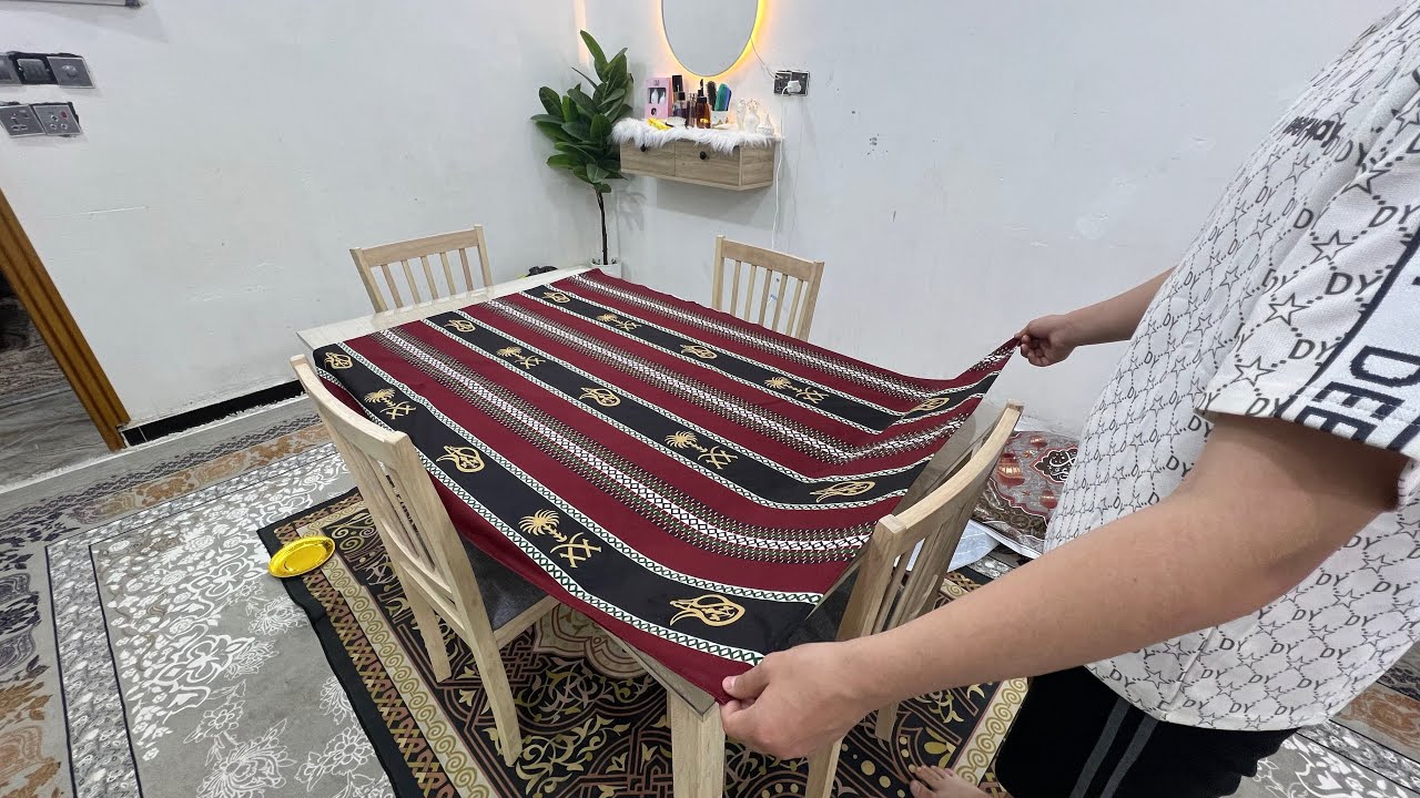 وأخيرااا زينه بيتي الرمضان🌜أثثت بيتي كله جديد وداعا للقديم 🙈اهلاً اهلاً يارمضان 🌙🌝