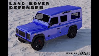 Land Rover Defender 110 [ EMAS design & animation ] The Arkonik Process Animation