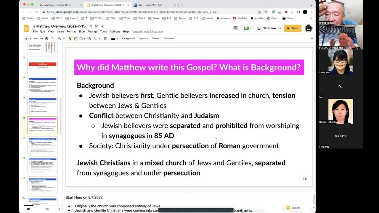  what is matthew s gospel all about why did matthew