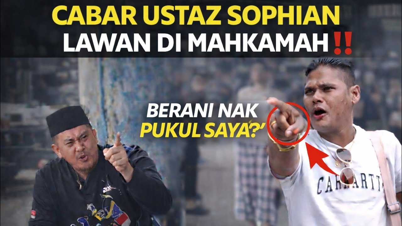 WARGA ASING SOUND CABAR USTAZ SOPHIAN LAWAN DI MAHKAMAH‼️PASAR SELAYANG KECOH