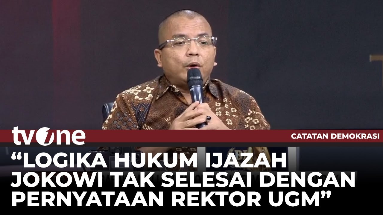 Denny Indrayana: Saya Tidak Pernah Dengar UGM Sebut Ijazah Jokowi Asli | Catatan Demokrasi