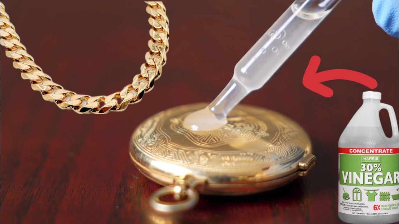 How To Tell If Gold Is Real Vinegar