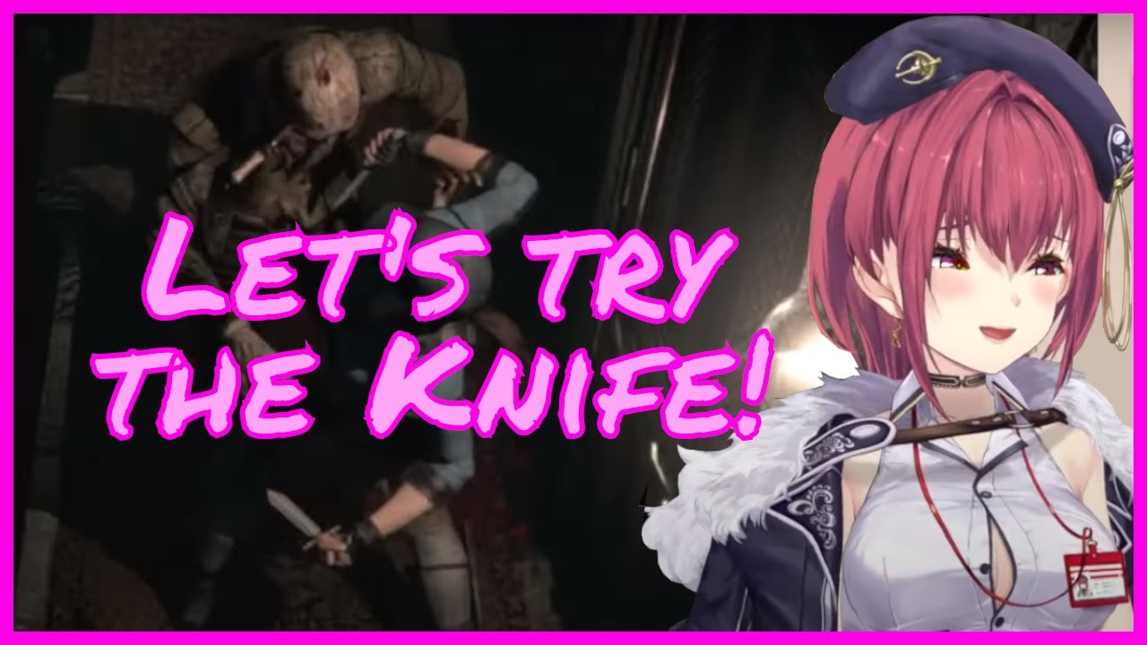 Marine fights against the fixed camera angles in Resident Evil 1 and also some Zombies