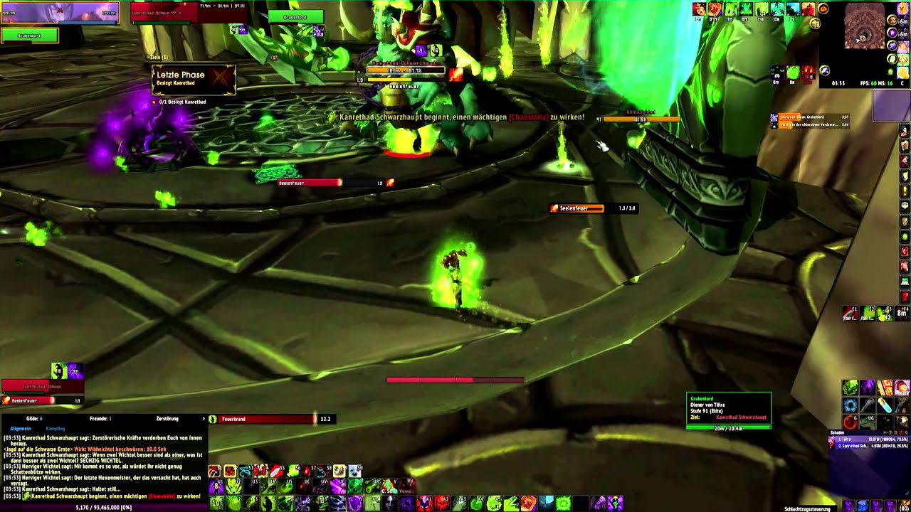 Kanrethad Ebonlocke Green Fire Warlock Quest Boss - YouTube