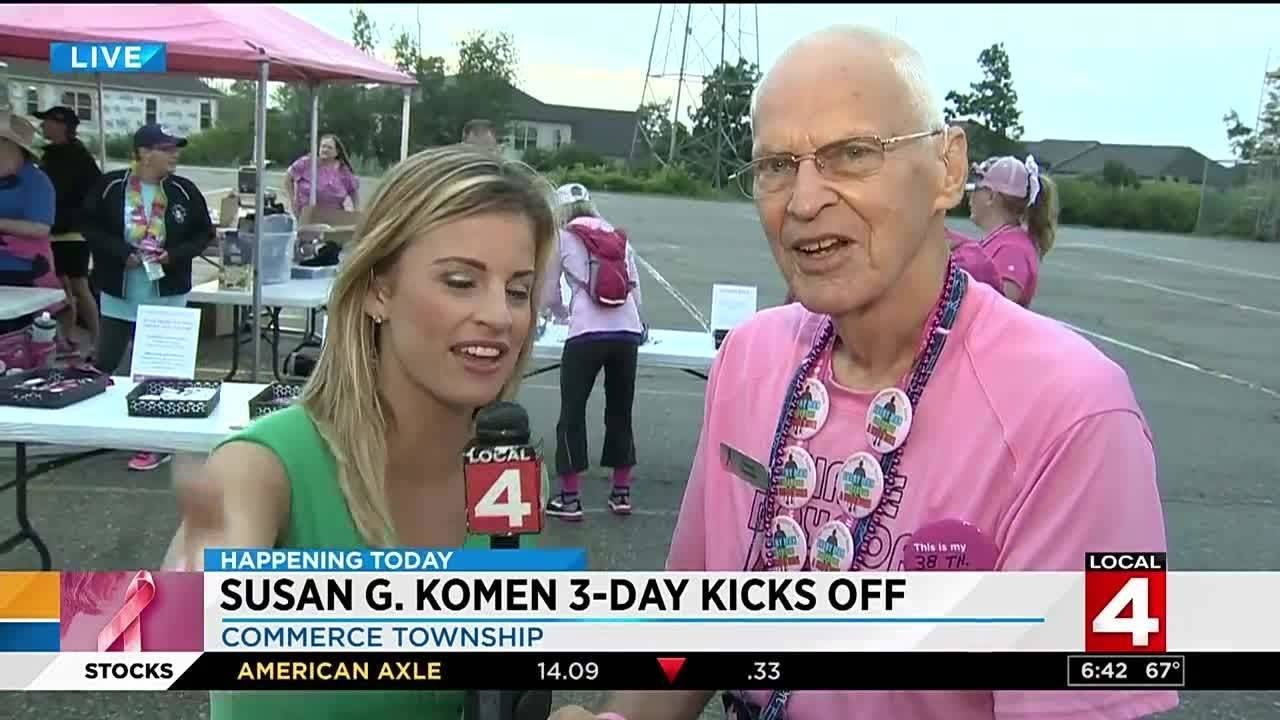 Susan G. Komen 3-day walk kicks off - YouTube