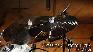 Meinl Cymbals CC16DAC Classics Custom 16" Dark Crash Cymbal