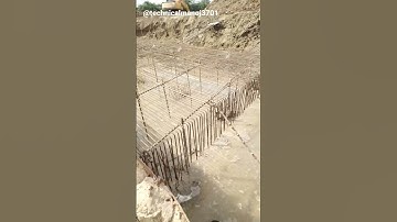 Reinforcement Binding of Pile Cap & Pier. #trend #trending #viral #viralvideo #vlog #structure