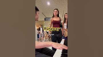 They asked me to play Runaway #piano #publicpiano #runaway #kanyewest
