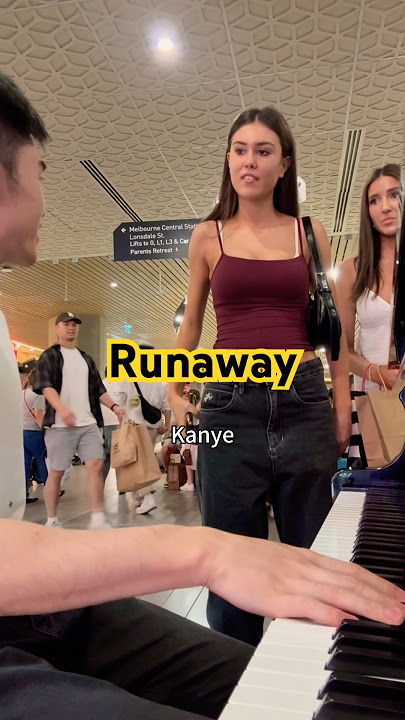 They asked me to play Runaway #piano #publicpiano #runaway #kanyewest