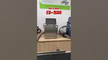 Cần in phun date lên vật liệu mỏng trong suốt cứ để máy in phun công nghiệp EB+1580 lo! #automation