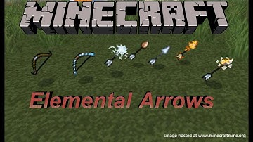 Minecraft Mod Review- Elemental arrows