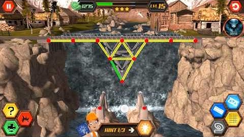 Bridge Construction Simulator Level 15
