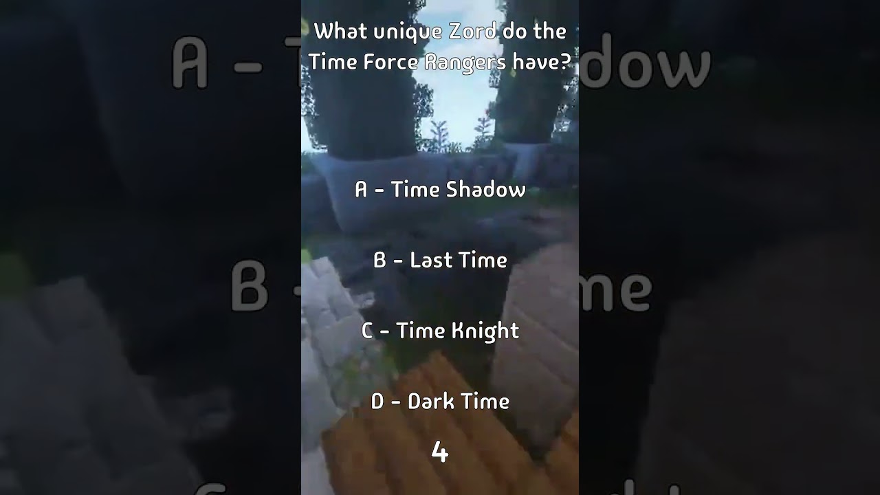 What unique Zord do the Time Force Rangers have?