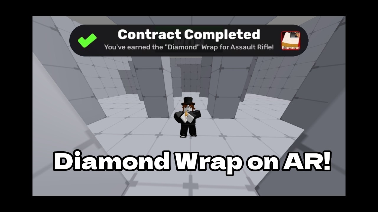 I Finally Unlocked the DIAMOND WRAP for Assault Rifle in Rivals! - YouTube